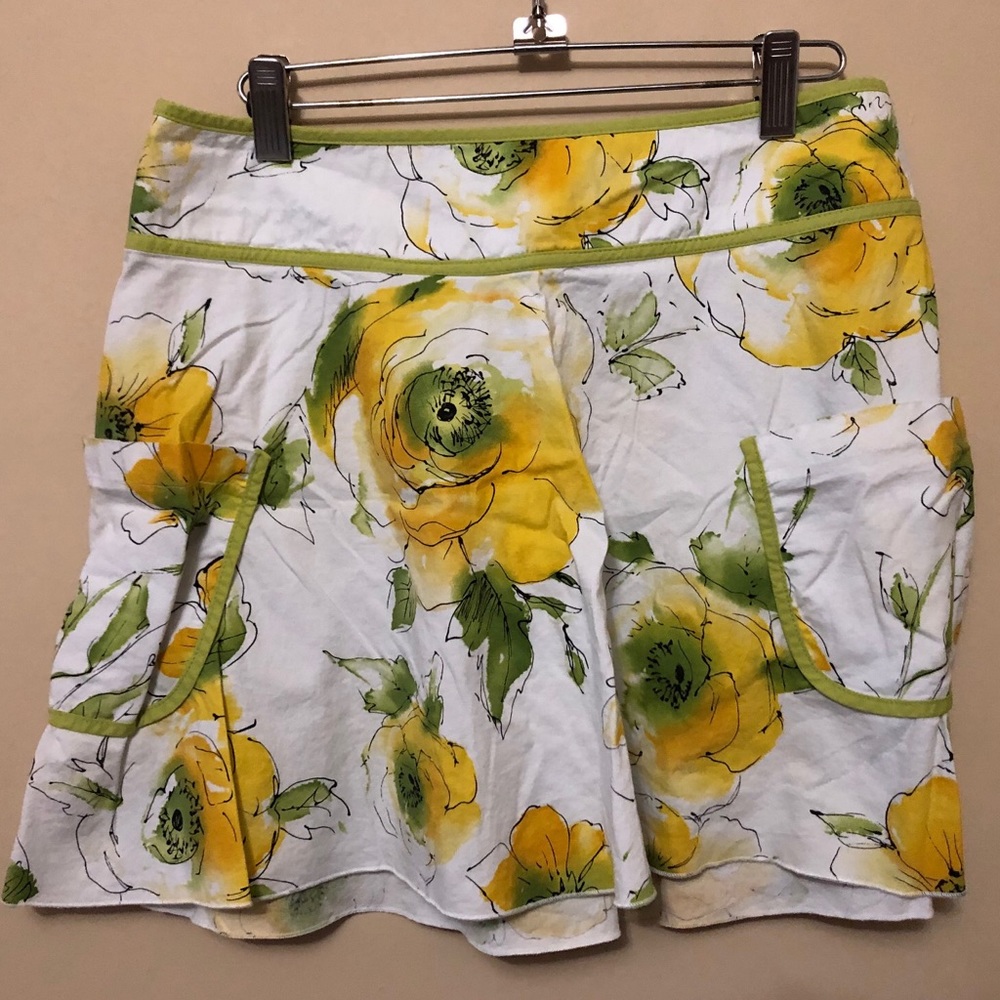 Studio Y yellow flower skirt